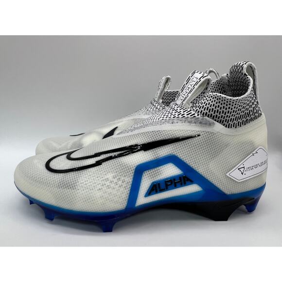 Nike Alpha Menace Elite 3 Football Cleats Ghost Laces CT6648-101 Men’s Size 9.5 - Picture 2 of 16